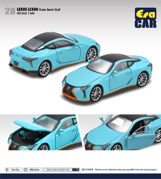 Era 1/64 LEXUS LC 500 (Goes Semi-Gulf)