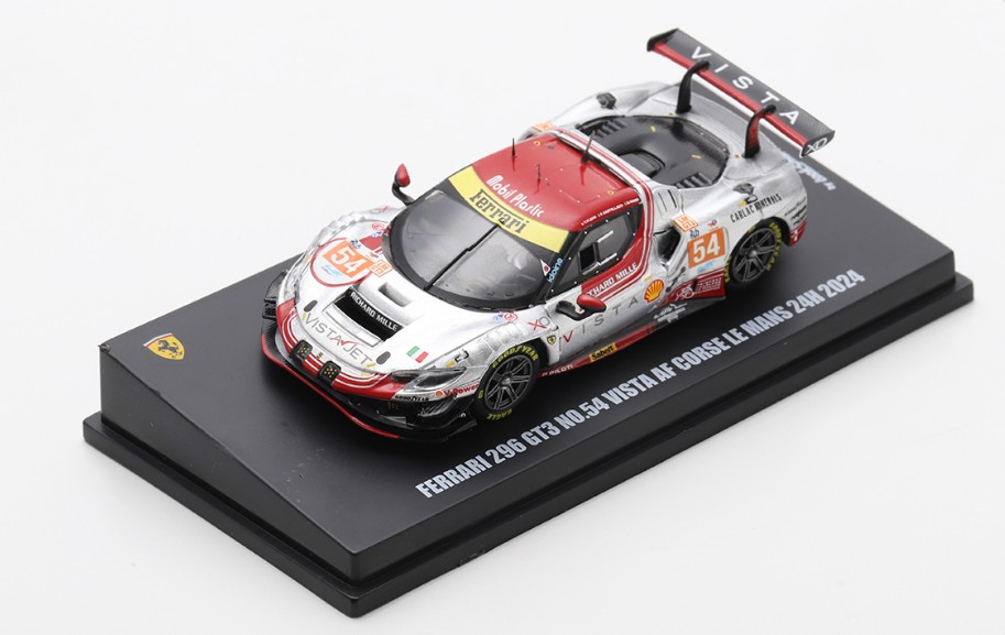 LOOKSMART 1/64 Ferrari 296 GT3 No.55 Vista AF Corse Le Mans 24H 2024 F. Heriau - S. Mann - A. Rovera
