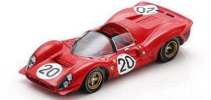 <予約 2027/1-3月発売予定> LOOKSMART 1/43 Ferrari 330 P3/4 No.20 Le Mans 24H 1967 Chris Amon-Nino Vaccarella