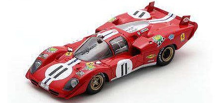 <予約 2027/1-3月発売予定> LOOKSMART 1/43 Ferrari 512 S No.11 4th Le Mans 24H 1970 S.Posey-R.Bucknum