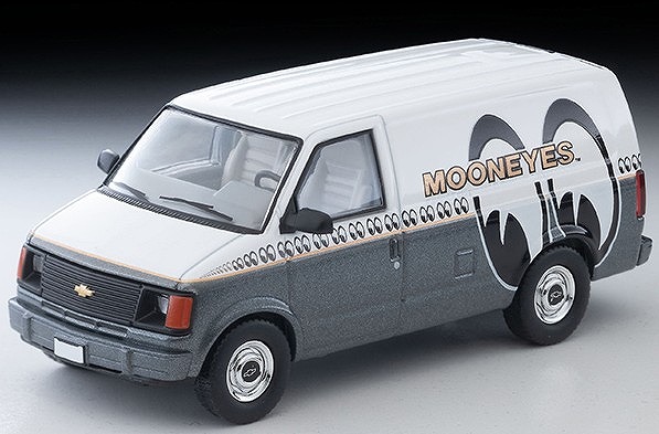<予約 2026/12月発売予定> TOMICA LIMITED VINTAGE NEO 1/64 シボレー　アストロ　バン　（ＭＯＯＮＥＹＥＳ）白／グレー