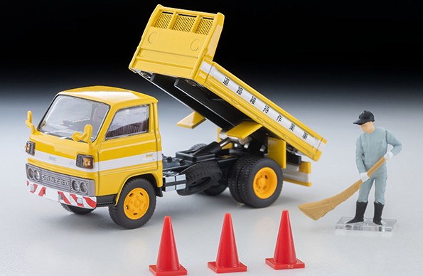 TOMICA LIMITED VINTAGE NEO 1/64 三菱ふそう キャンター ダンプトラック 道路維持作業車 フィギュア付