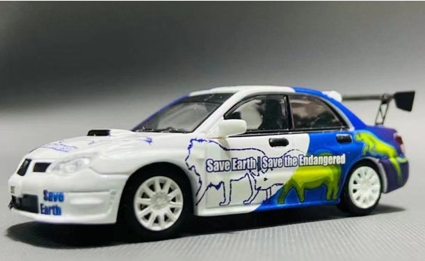 MC64 1/64 SUBARU IMPREZA WRX Save the earth,Save the endangered animals 限定300台