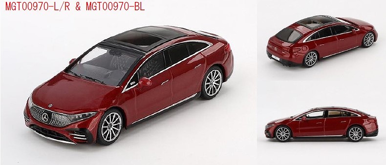 MINI GT メルセデス ベンツ EQS 580 4MATIC チェイスカー TSM ミニGT 1/64 メルセデスベンツ EQS 580 4MATIC シルバーメタリック