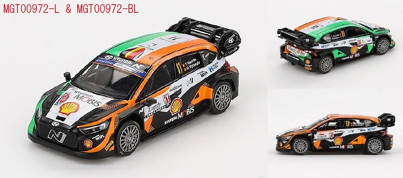MINI GT 1/64 Hyundai i20 N Rally1 クロアチア・ラリー パワーステージ2023優勝車 #11(左ハンドル)