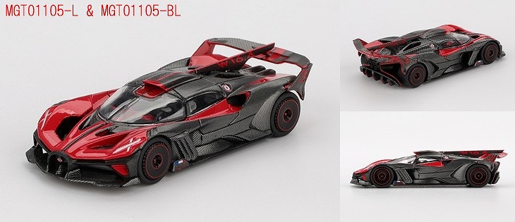 MINI GT 1/64 ブガッティ ボライド レッド(左ハンドル)