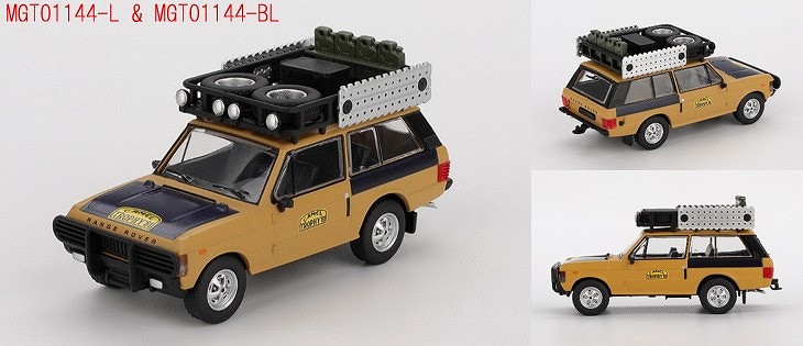 MINI GT 1/64 レンジ ローバー 1981 キャメルトロフィー スマトラ 優勝車 C.Swoboda & K.Mentel(左ハンドル)