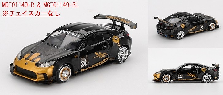 MINI GT 1/64 Toyota GR86 LB★Nation ブラック/ゴールド(右ハンドル)