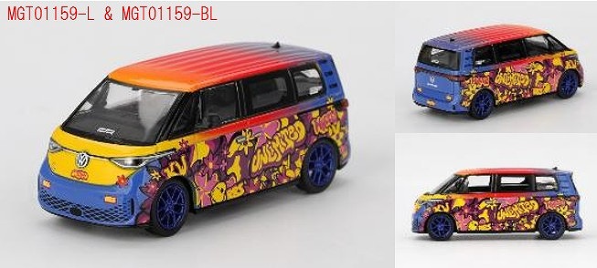 MINI GT 1/64 フォルクスワーゲン ID. Buzｚ KW/BBS(左ハンドル)