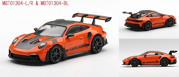 <予約 2026/10月発売予定> MINI GT 1/64 ポルシェ 911(992) GT3 RS ヴァイザッハパッケージ ガルフオレンジ(左ハンドル)