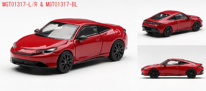 <予約 2026/11月以降発売予定> MINI GT 1/43 Honda プレリュード ラリーレッド(右ハンドル)