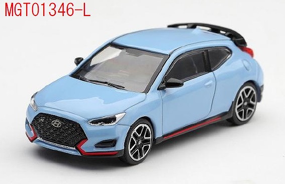 <予約 2026/11月発売予定> MINI GT 1/64 Hyundai ヴェロスター N パフォーマンス ブルー(左ハンドル) 韓国限定
