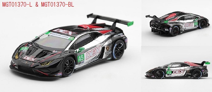<予約 2027/1月発売予定> MINI GT 1/64 ランボルギーニ ウラカン GT3 EVO2 IMSA シボレーGP 優勝車 2025#45 DEX Wayne Taylor Racing(左ハンドル)