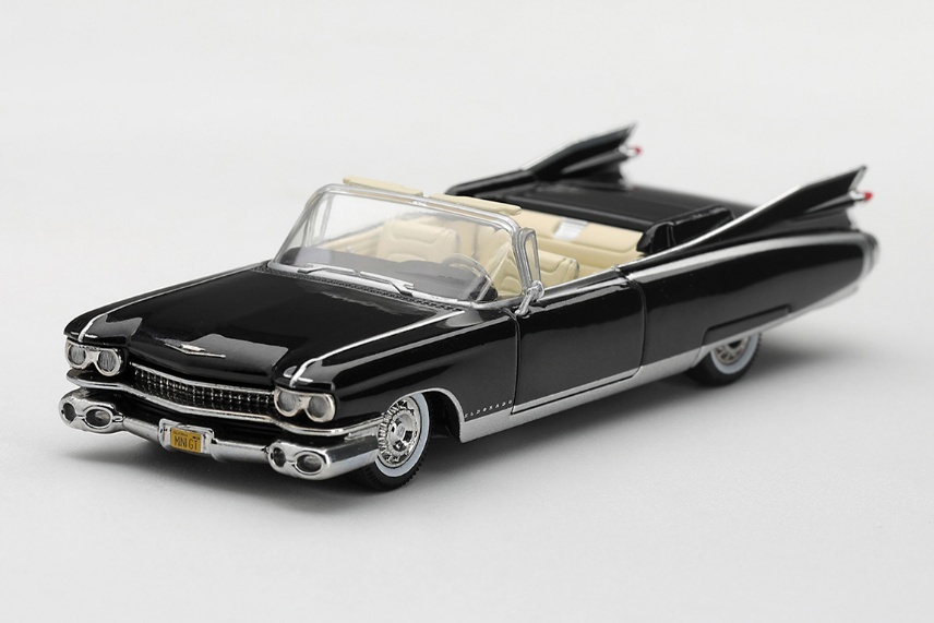 <予約 2027/4月発売予定> MINI GT 1/64 キャデラック エルドラド ビアリッツ 1959 ブラック(左ハンドル)