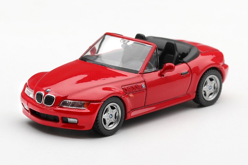 <予約 2027/3月発売予定> MINI GT 1/64 BMW Z3 ヘルロット(レッド)(右ハンドル)