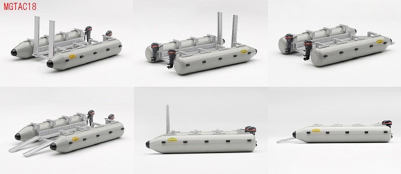 <予約 2026/8月発売予定> MINI GT 1/64 キャメルトロフィー Pontoon Raft