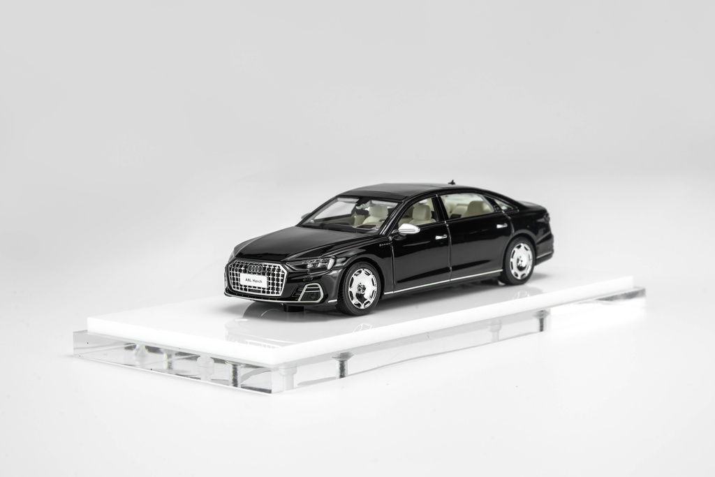 <予約 2027年2月以降順次入荷予定> MOTORHELIX 1/64 Audi A8 L Horch Legendary Black Metallic