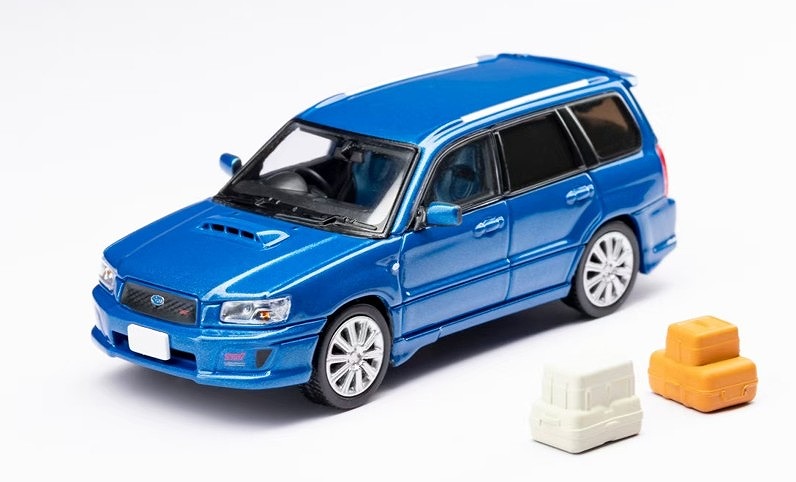 MODEL MODEL 1/64 Subaru Forester SG9 Sti blue