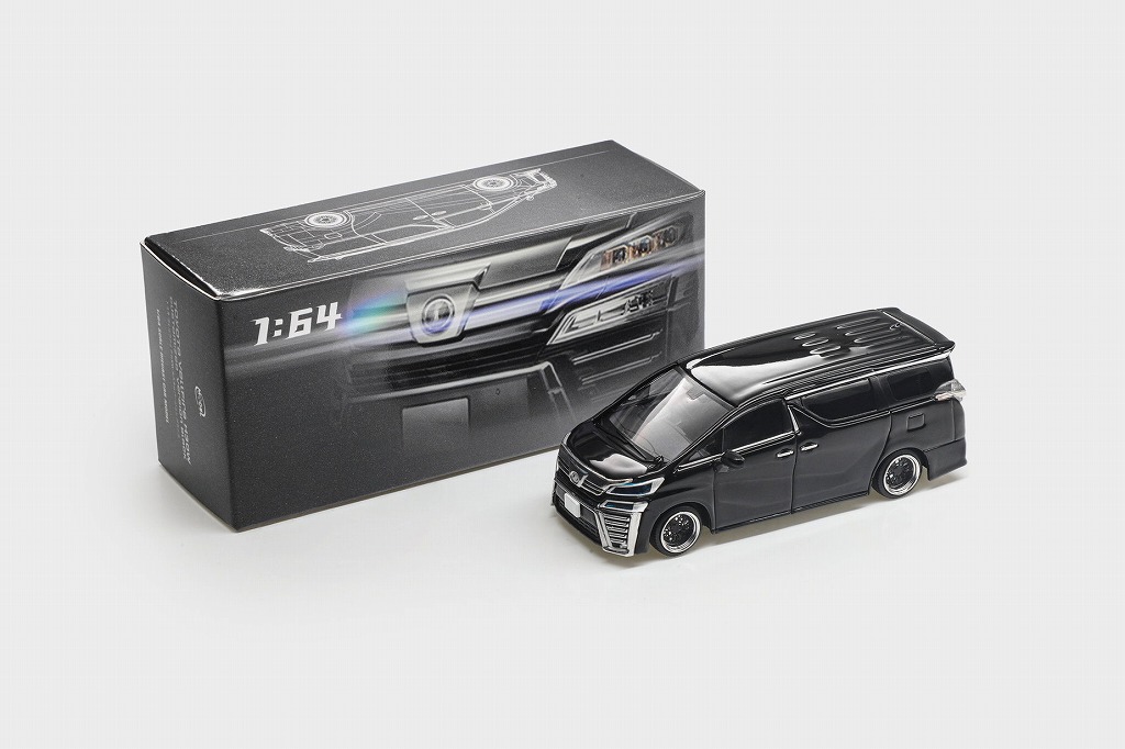 <予約 2027/2月発売予定> MODELMODEL 1/64 トヨタ ヴェルファイア カスタムバージョン ブラック
