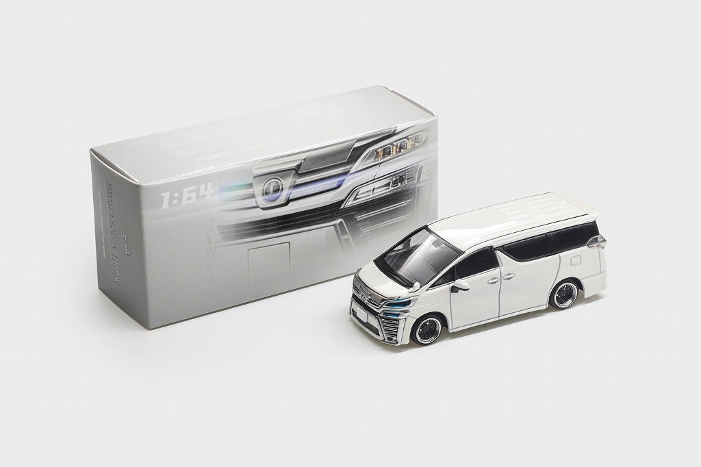 <予約 2027/2月発売予定> MODELMODEL 1/64 トヨタ ヴェルファイア カスタムバージョン ホワイト