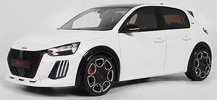 <予約 2027/3月下旬発売予定> OTTO 1/18 プジョー E-208 GTI 2026 (ホワイト)限定生産品
