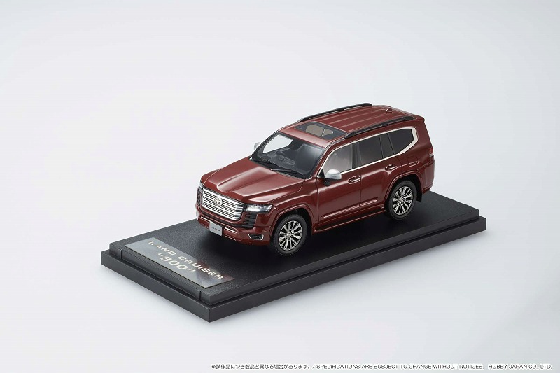 MARK43 1/43 Toyota LAND CRUISER (JA300W) ZX DARK RED MICA METALLIC