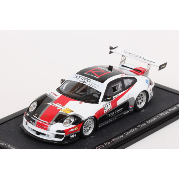 【spark】 1/43 ポルシェ 911 GT3RS PikesPeak2014 No.911 Winner