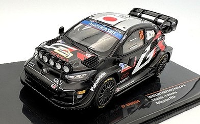 ラリージャパン2024 会場限定 1/43 GRヤリスWRT #18勝田貴元 イクソ 1/43 トヨタ GR ヤリス ラリー1 ハイブリッド 2024