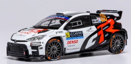 ixo 1/43 トヨタ GR ヤリス ラリー2 2025年 ラリーモンテカルロ #26 H.Kogure/T.Luftinen