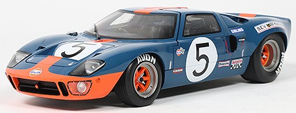 <予約 2026/冬発売予定> SOLIDO 1/18 フォード GT40 Mk.1 1968 (ダークブルーxオレンジ)