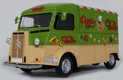 <予約 2026/9月下旬発売予定> SOLIDO 1/18 シトロエン タイプ HY Guido Pizza 1969 (グリーン)