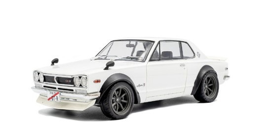 SOLIDO 1/18 日産 スカイライン (C10) ハコスカ ソリドワークス 1970 (ホワイト)