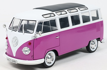 <予約 2027年春発売予定> SOLIDO 1/18 フォルクスワーゲン T1 サンバ 1962 (バイオレット×ホワイト)