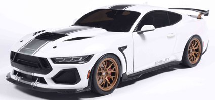 <予約 2026/秋以降発売予定> SOLIDO 1/18 シェルビー マスタング スーパースネーク 2025 (ホワイト/シルバー)