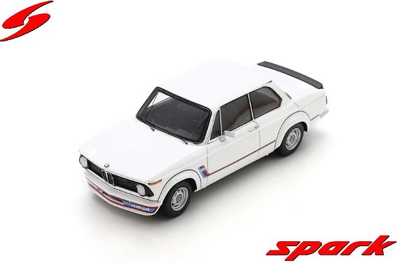 Spark 1/43  BMW 2002 Turbo White 1973