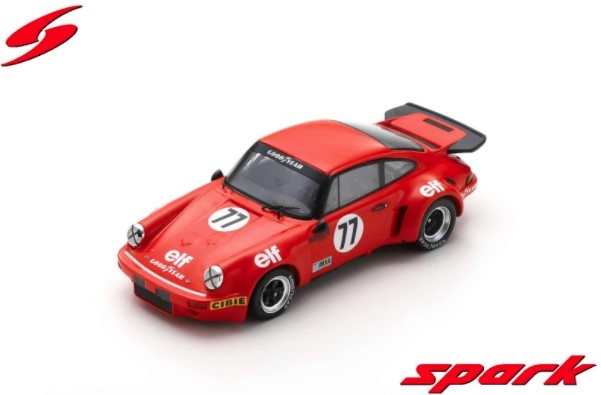 Spark 1/43 Porsche Carrera RSR No.77 14th 24H Le Mans 1976 T. Vaugh - J. Rulon-Miller - J-P. Laffeach
