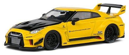 SOLIDO 1/43 日産 GT-R R35 LB シルエット (イエロー)