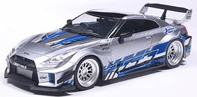 <予約 2026/6月発売予定> SOLIDO 1/43 日産 GT-R (R35) リバティウォーク シルエット 2020 (シルバー/ブルー)