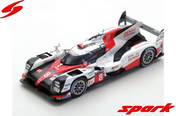 Spark 1/43 TOYOTA TS050 Hybrid No.8 Toyota Gazoo Racing Le Mans 2017 S. Buemi - A. Davidson - K. Nakajima