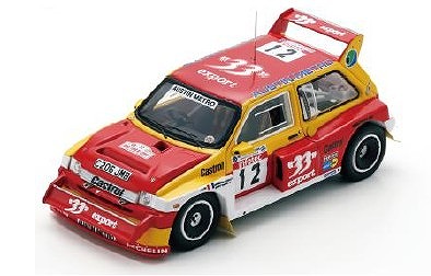<予約 2026/8月発売予定> Spark 1/43 MG Metro 6R4 No.12 Tour de Corse 1986 D. Auriol ? B. Occelli