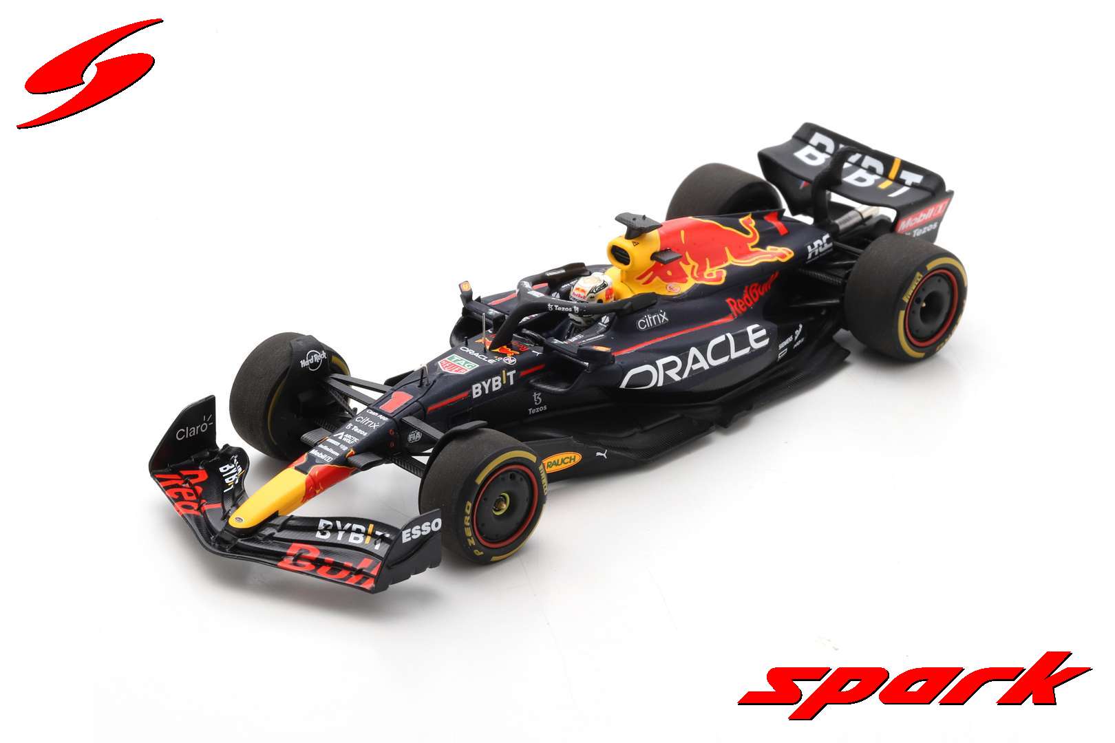 spark 1/43 Oracle Red Bull Racing RB18 No.1 Oracle Red Bull Racing  Winner Belgian GP 2022   Max Verstappen
