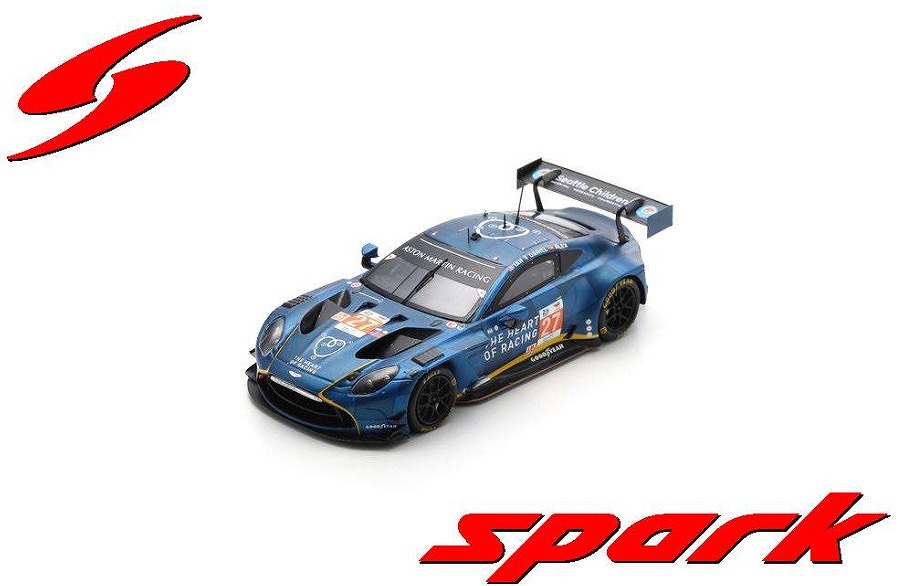 Spark 1/43 Aston Martin Vantage AMR GT3 No.27?Le Mans 24H 2024 I. James?- D. Mancinelli -?A. Riberas