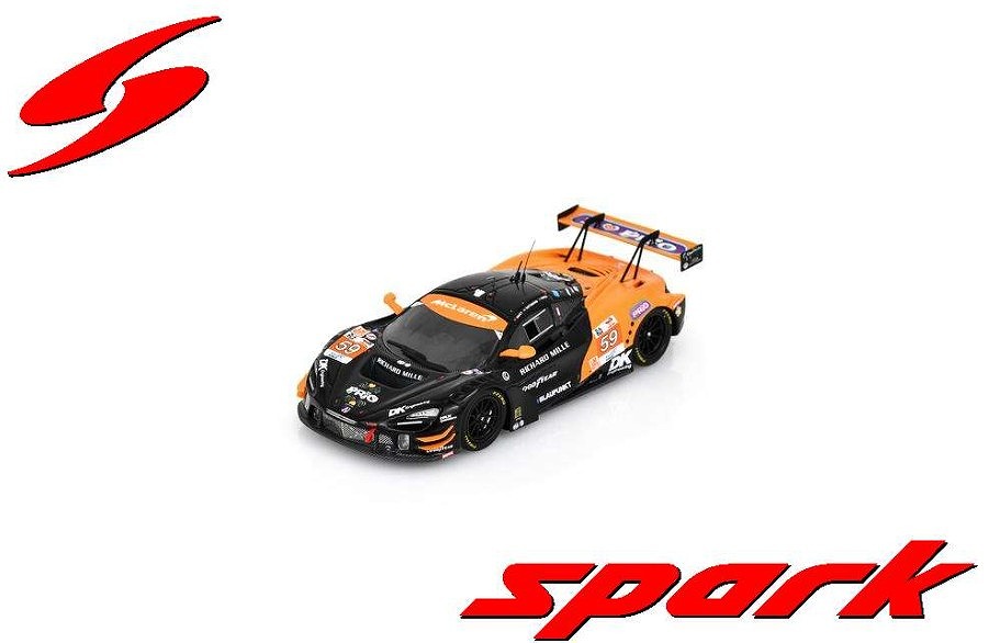 Spark 1/43 McLaren 720S GT3 Evo No.59?UNITED AUTOSPORTS Le Mans 24H 2024 G. Saucy?- J. Cottingham -?N. Costa