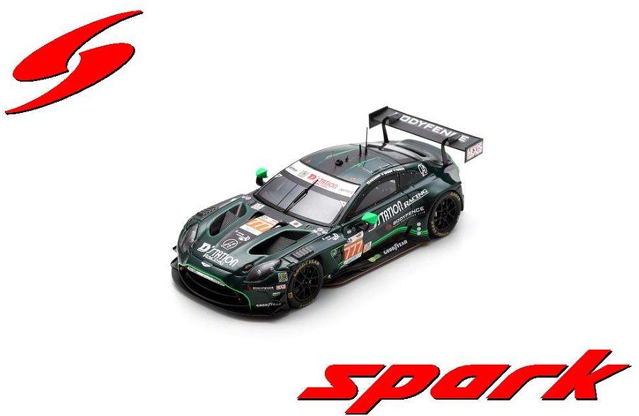 Spark 1/43 Aston Martin Vantage AMR GT3 No.777?D'STATION Le Mans 24H 2024 S. Hoshino -?M. Sorensen?- E. Bastard