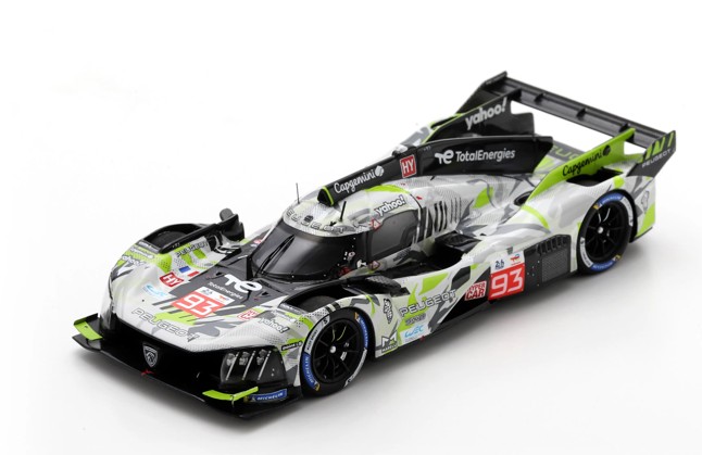 Spark 1/43 Peugeot 9X8 No.93 PEUGEOT TOTALENERGIES Le Mans 24H 2025 P. Di Resta - M. Jensen - J. Vergne