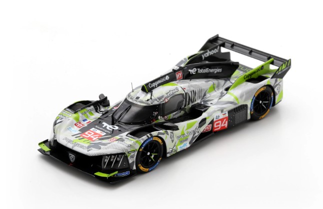 Spark 1/43 Peugeot 9X8 No.94 PEUGEOT TOTALENERGIES Le Mans 24H 2025 L. Duval - M. Jakobsen - S. Vandoorne