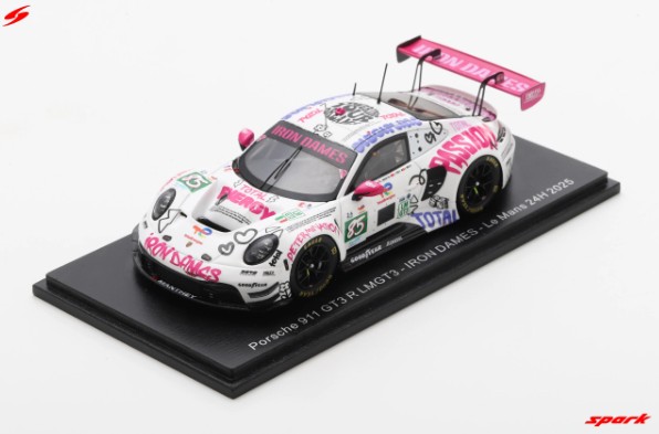 Spark 1/43 Porsche 911 GT3 R LMGT3 No.85 IRON DAMES Le Mans 24H