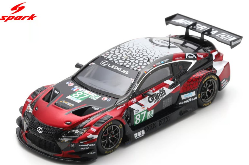 Spark 1/43 Lexus RC F LMGT3 No.87?AKKODIS ASP TEAM Le Mans 24H 2025 P. Umbrarescu -?J. Lopez - C. Schmid