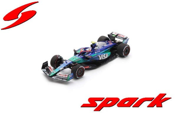 Spark 1/43 Visa Cash App RB F1 Team VCARB 01 No.22 Visa Cash