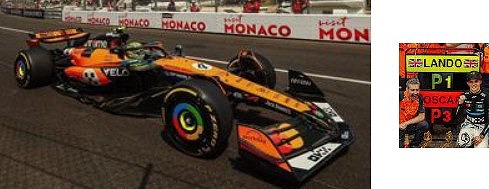Spark 1/43 McLaren MCL39 No.4 McLaren Formula 1 Team Winner Monaco GP 2025  Lando Norris